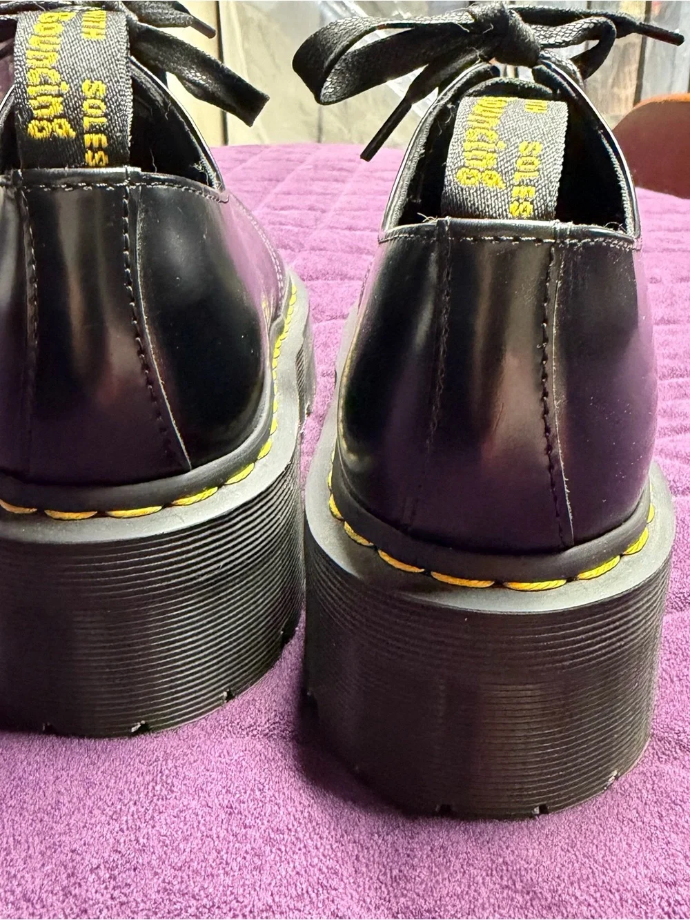 Dr. Martens  1461 SMOOTH LEATHER PLATFORM SHOES